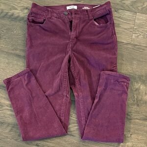 Burgundy Corduroy Pants
